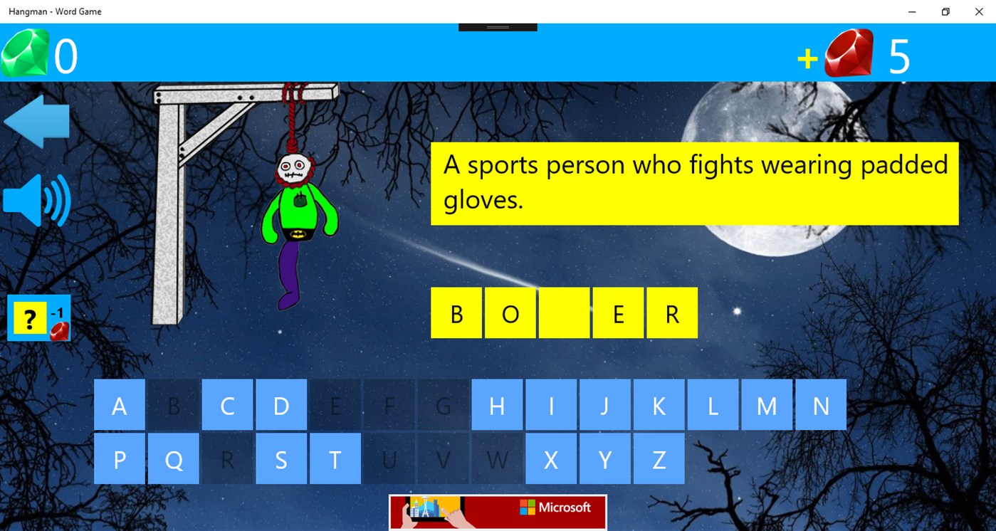#4. Hangman - Word Game (Windows) بواسطة: Romandrovich Software