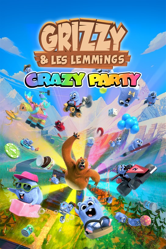 Capture de boîte de Grizzy et les Lemmings - Crazy Party