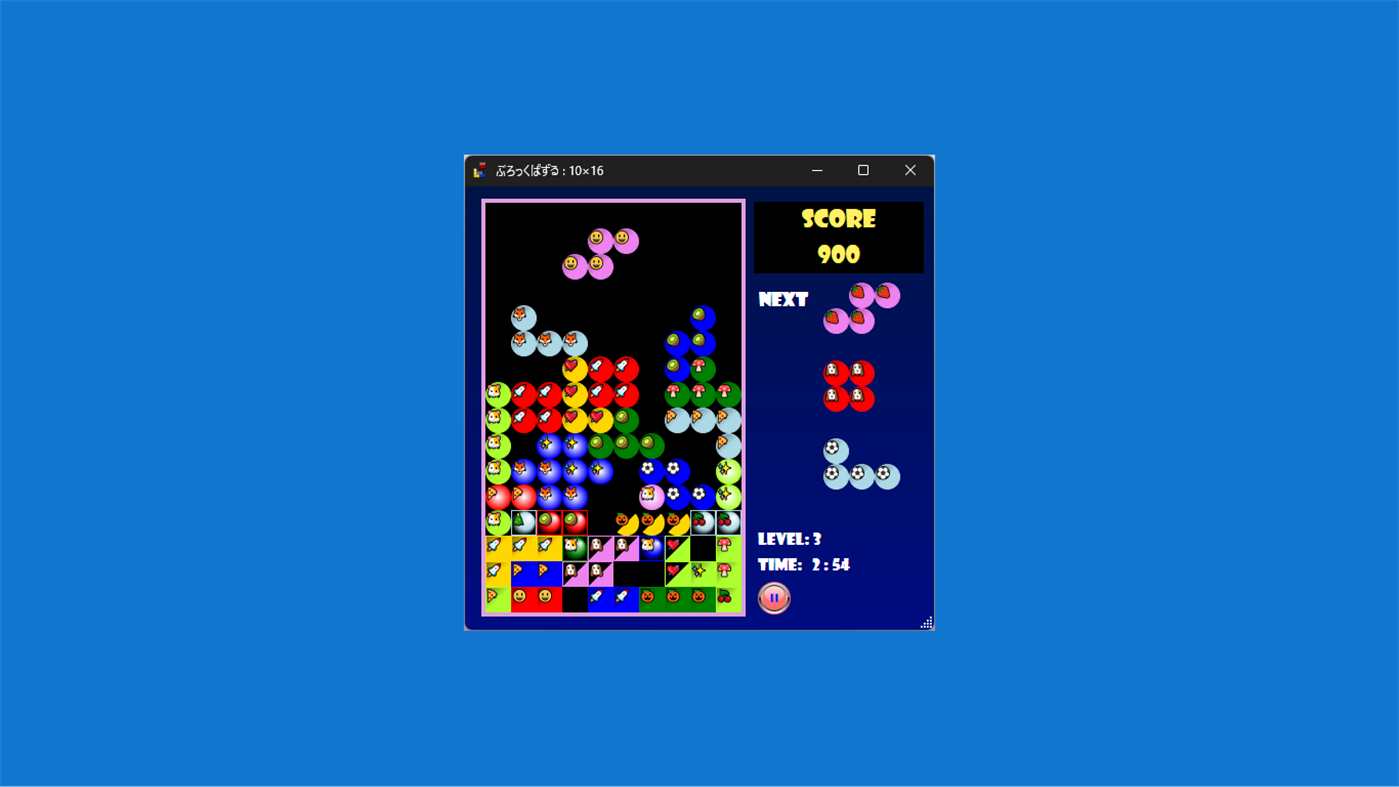 #2. ぶろっくぱずる (Windows) Podle: A.M.Soft