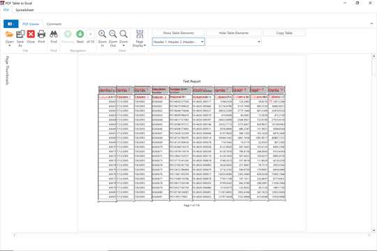 PDF Table to Excel screenshot 3