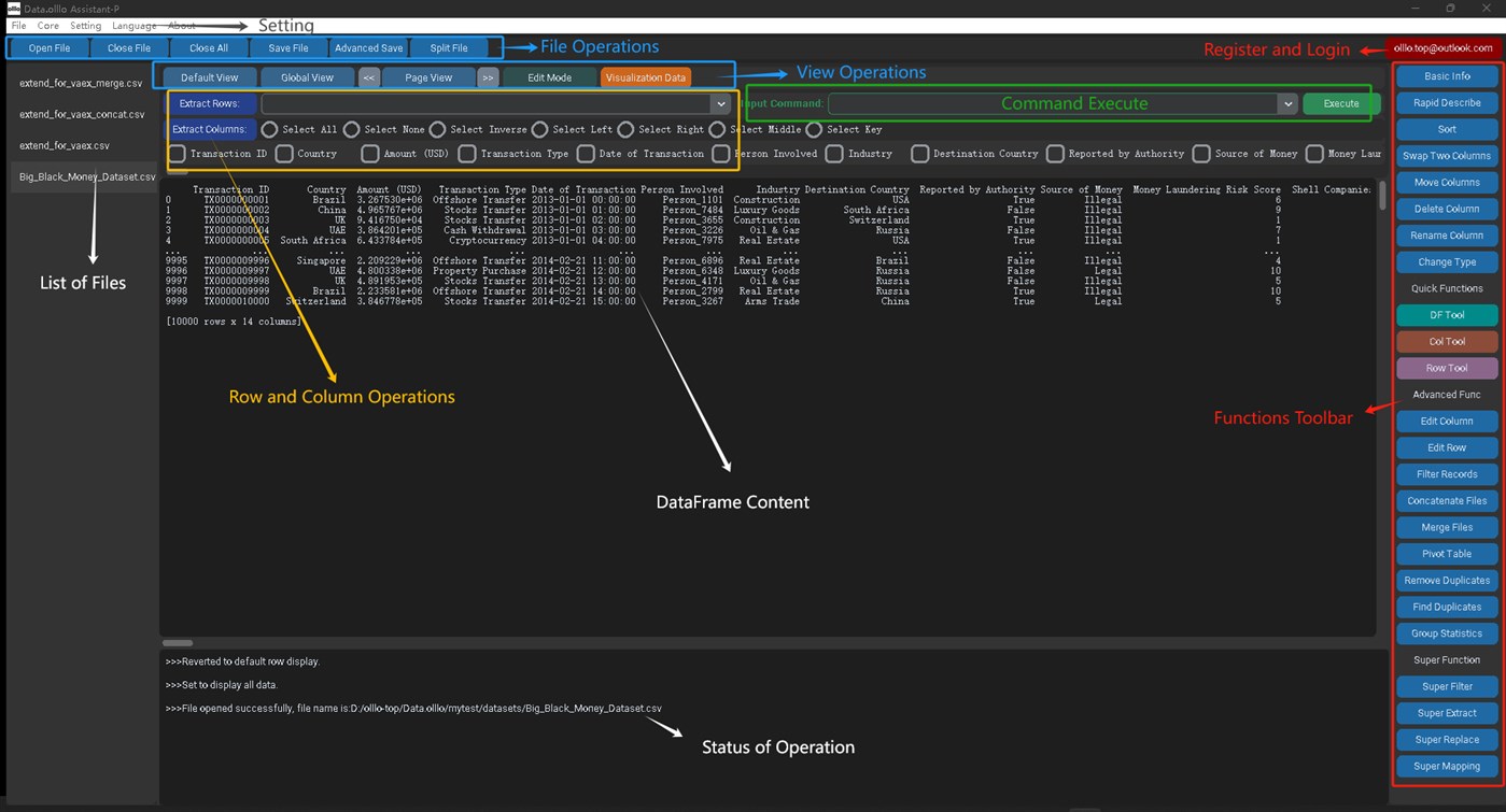 #3. Data.olllo: Your No-Code Data Assistant (Windows) Podle: olllo