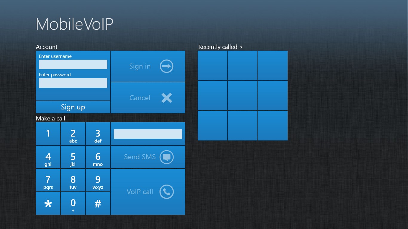 MobileVoIP for Windows 10