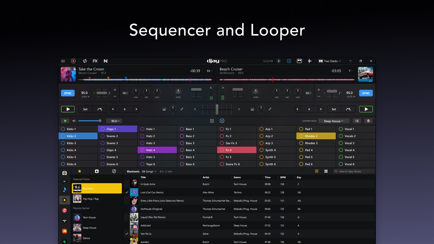 #8. djay Pro - DJ App & AI Mixer (Windows) 게시자: Algoriddim