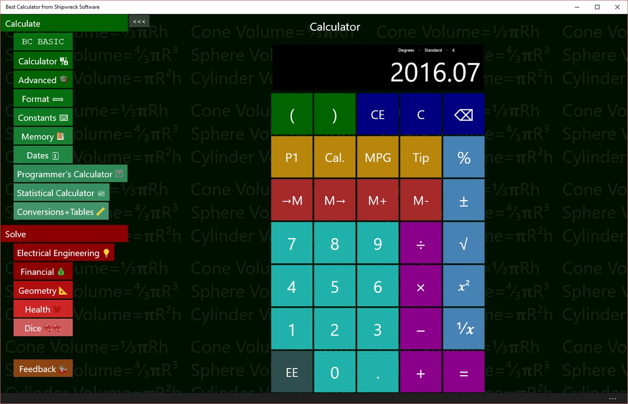 #1. Best Calculator (Windows) Ved: Shipwreck Software