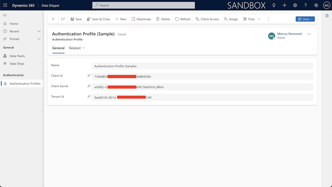 Snapshot 2 of Data Shipper