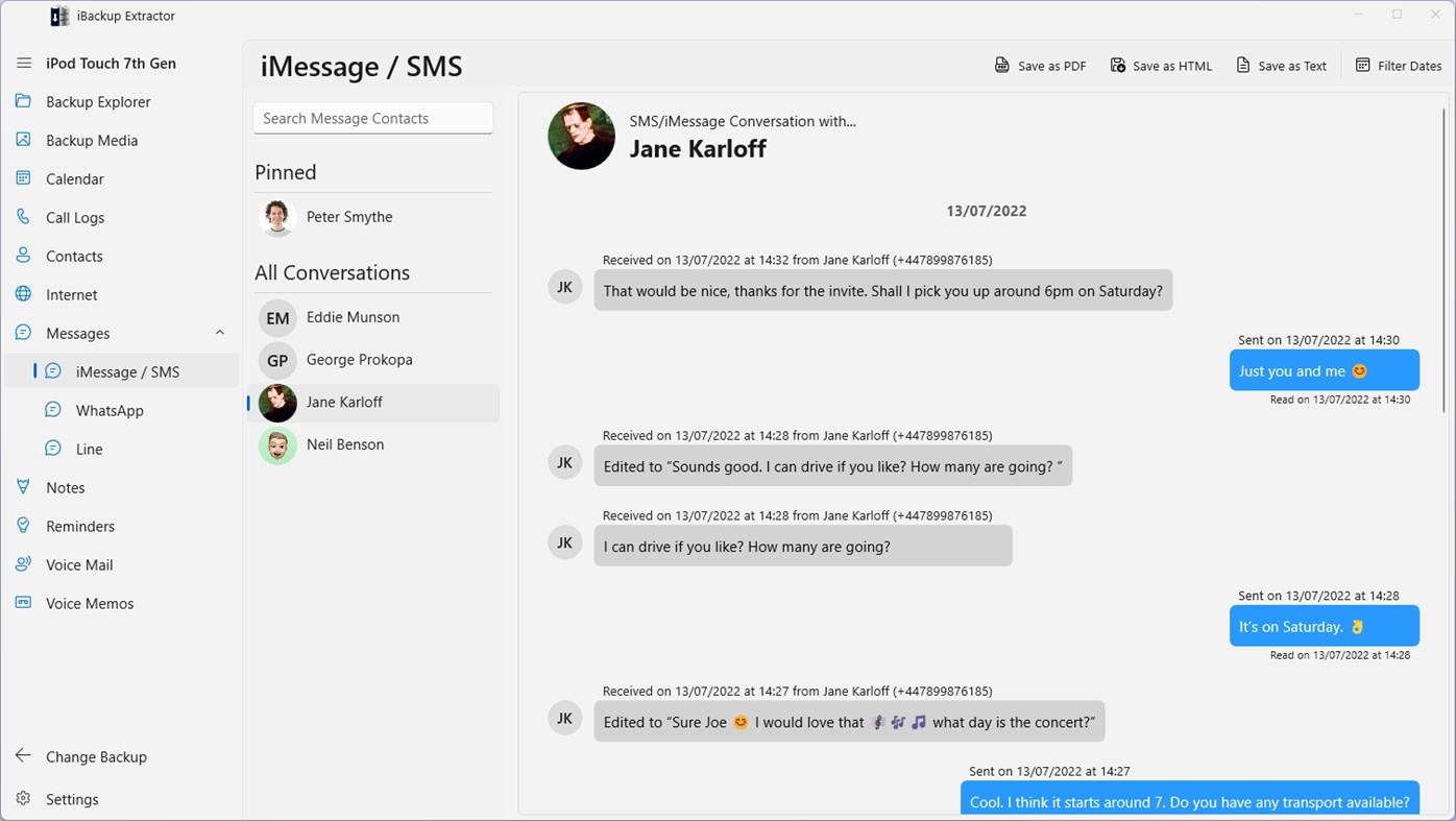 #1. iBackup Extractor (Windows) By: Wide Angle Software Ltd