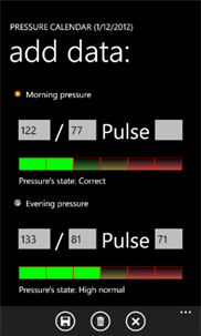 Pressure Calendar Pro screenshot 2