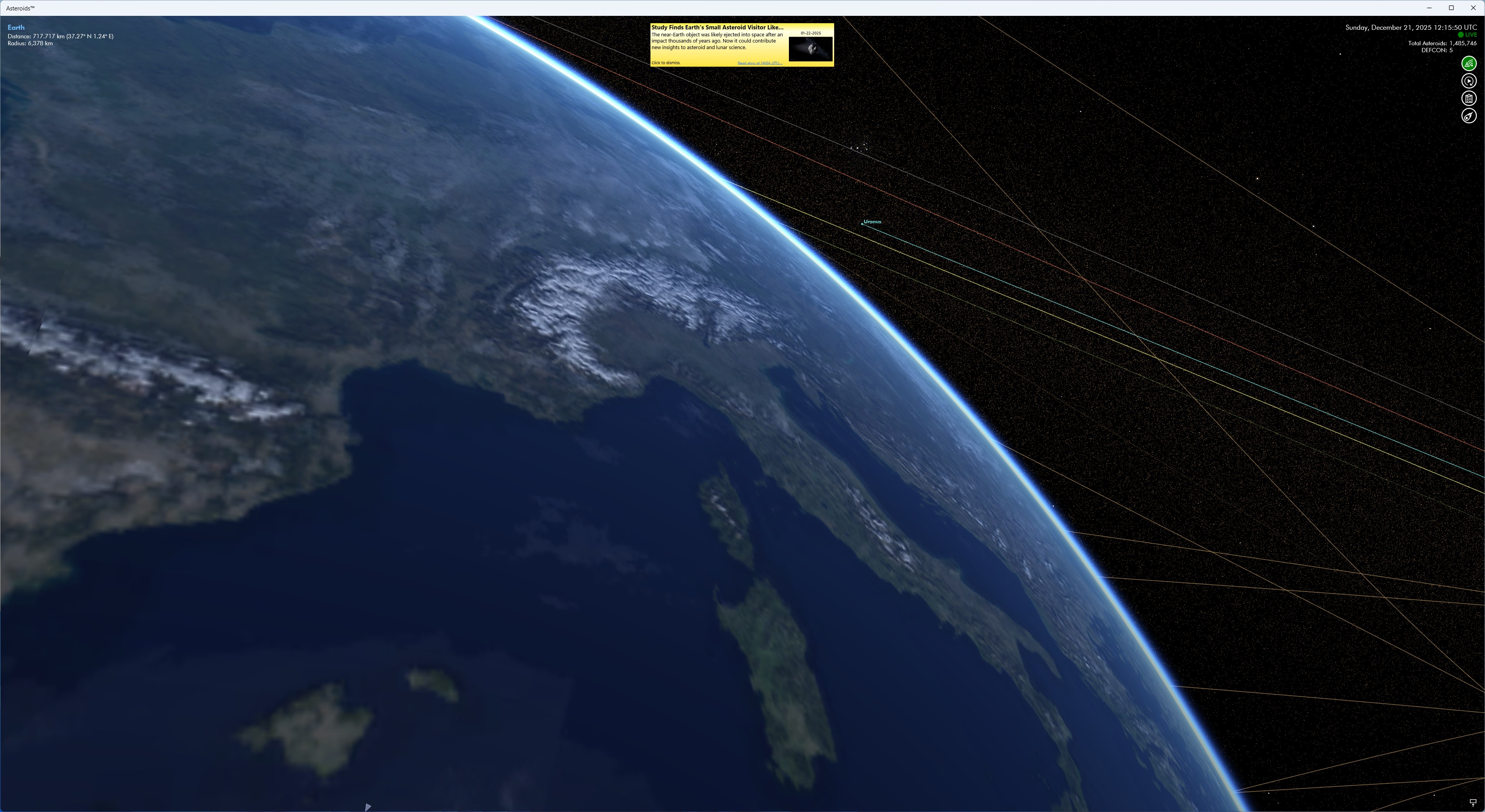 Asteroids™ screenshot