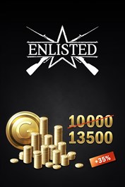 Enlisted - 10000 Gold + 3500 Bonus