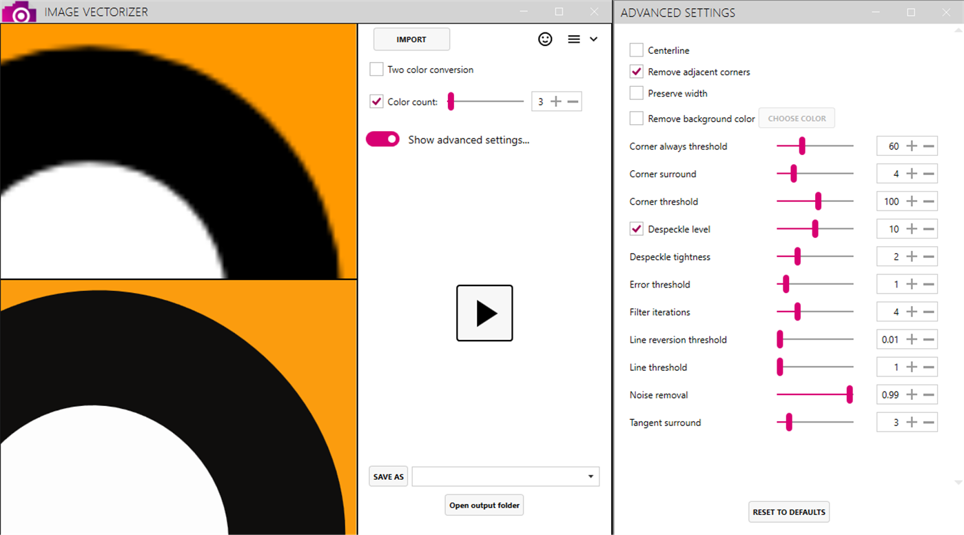 #2. Image Vectorizer (Windows) Göre: Megaish