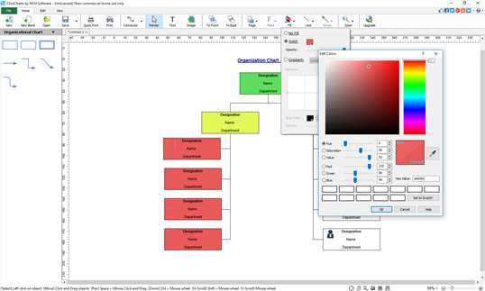 ClickCharts Diagram and Flowchart Software Free screenshot 3