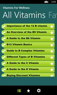 Vitamins for Wellness screenshot 2