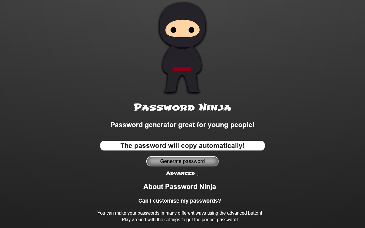 Password Ninja promo image