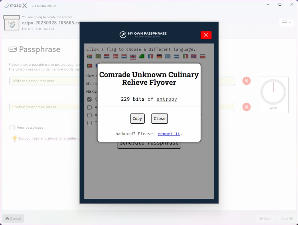#2. CZIP X (Windows) 由: The ZipGenius Team