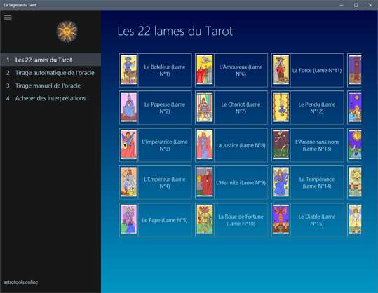 Les oracles du Tarot screenshot 1