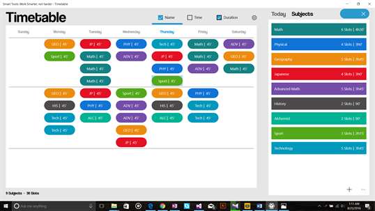 Timetable For Pc – iMagic Timetable Master – RATQQ