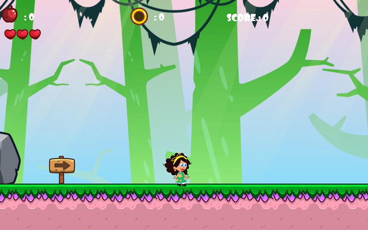 Adventure Girl Platform Game