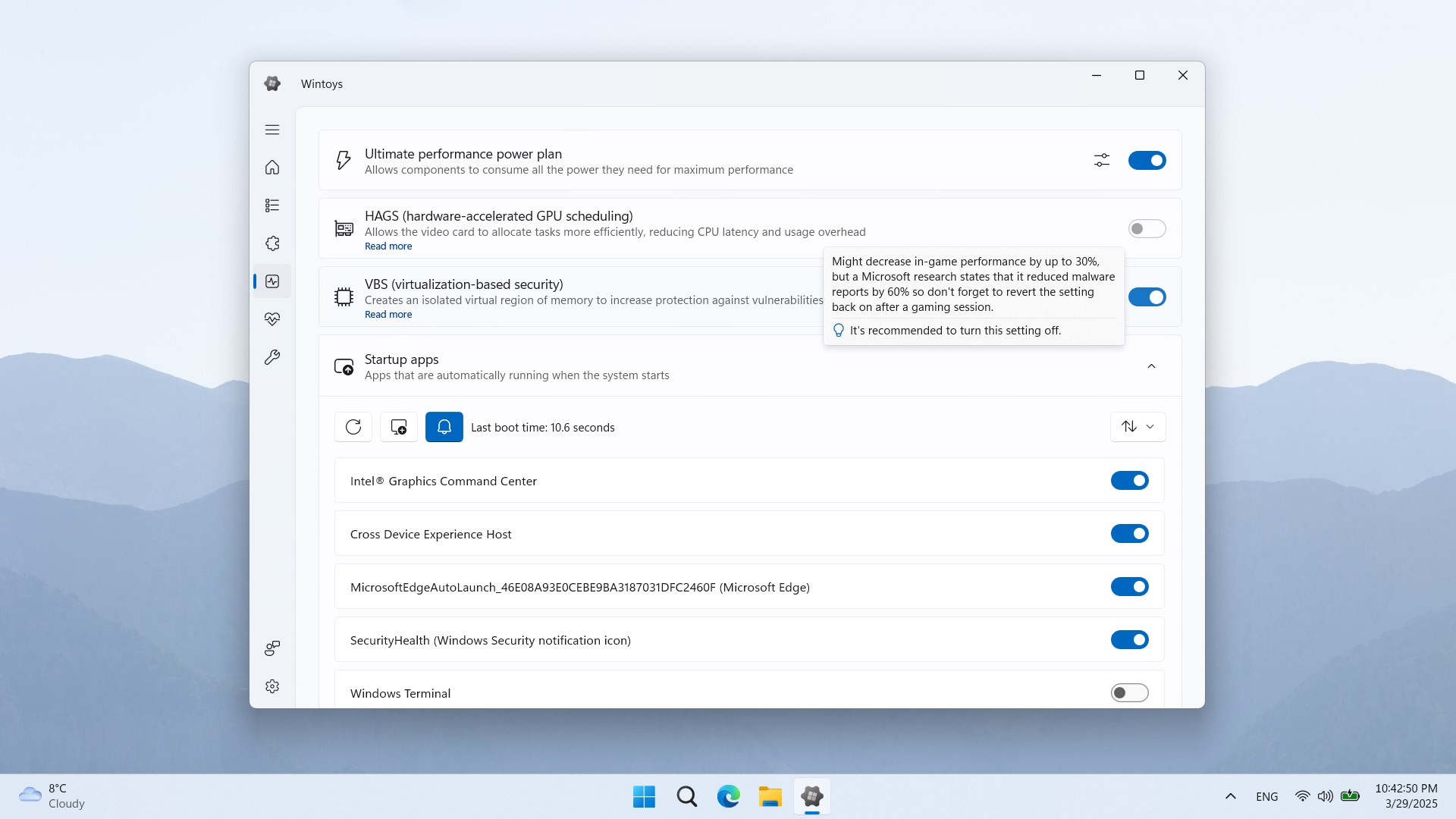 Wintoys screenshot