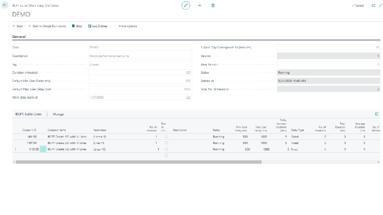 Snapshot 2 of Performance Toolkit