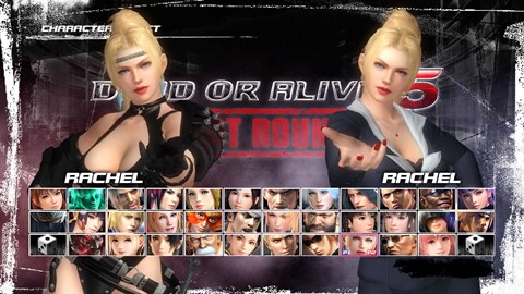 DEAD OR ALIVE 5 Last Round personage: Rachel
