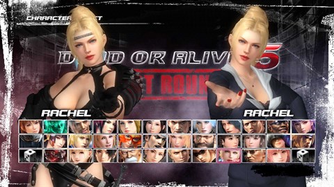 DEAD OR ALIVE 5 Last Round-karaktär: Rachel