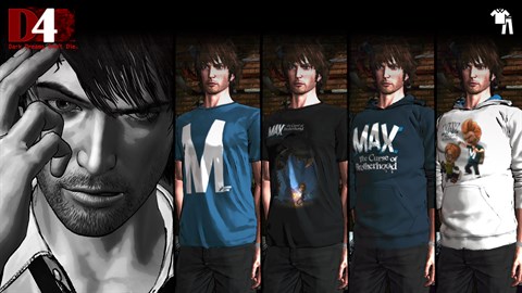 Conjunto de Max: The Curse of Brotherhood para D4: Dark Dreams Don't Die