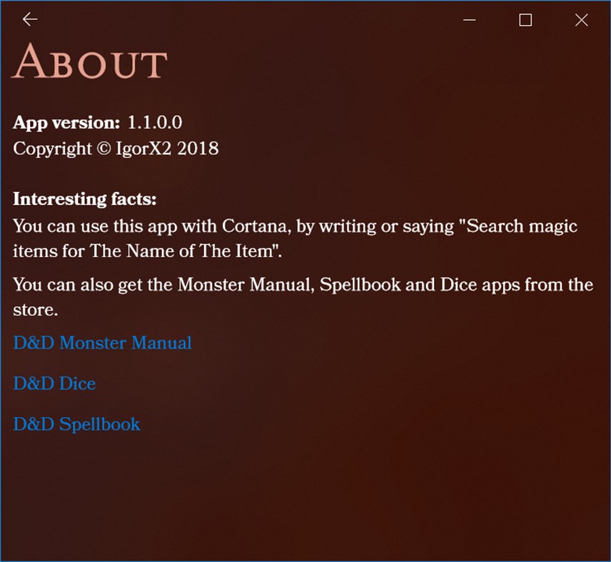 #2. D&D Magic Items (Windows) 由: IgorX2