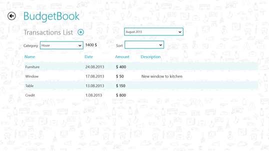 BudgetBook screenshot 3