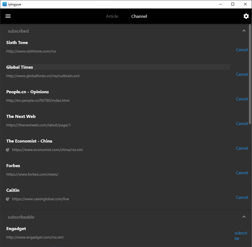 #7. iYingYue - Read English Easily (Windows) Podle: arvin gao