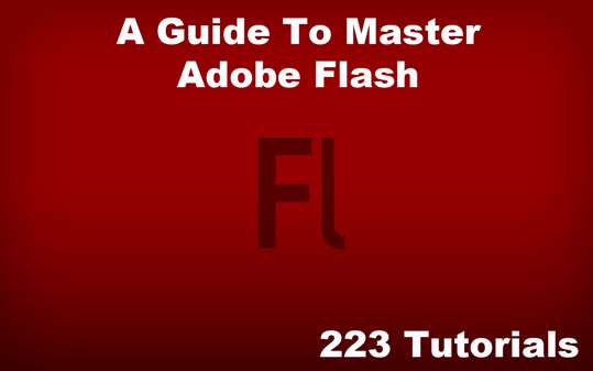 A Guide To Master Adobe Flash screenshot 1