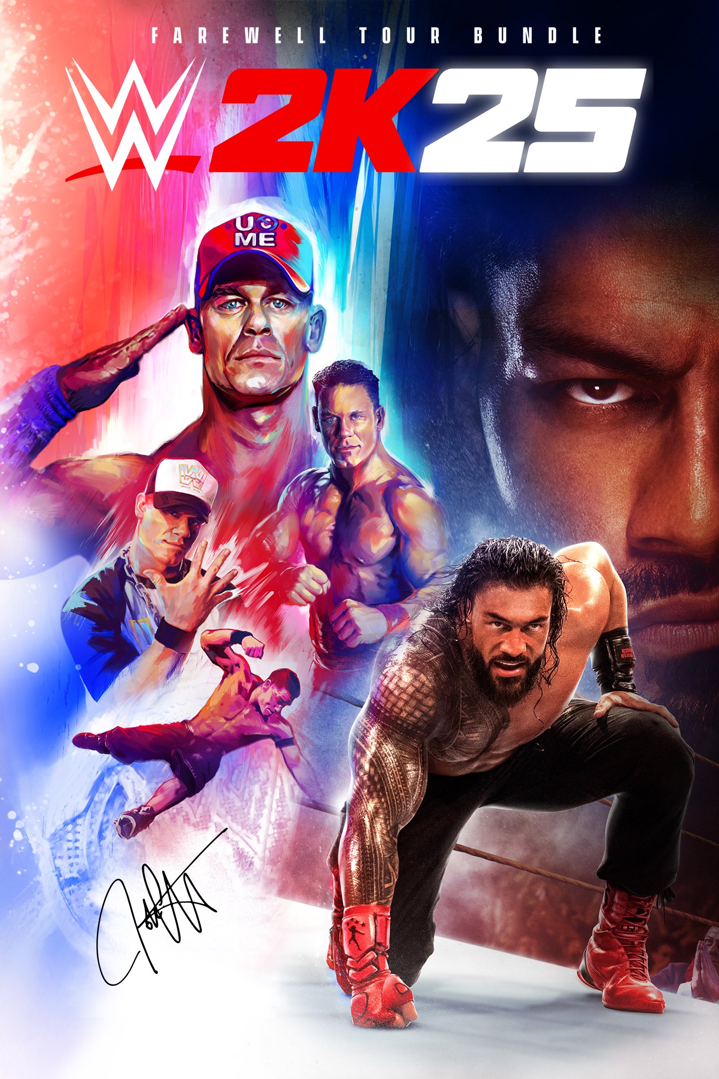 Box shot of WWE 2K25 Farewell Tour Bundle