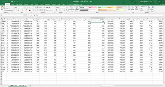 Equities Database Builder screenshot 2