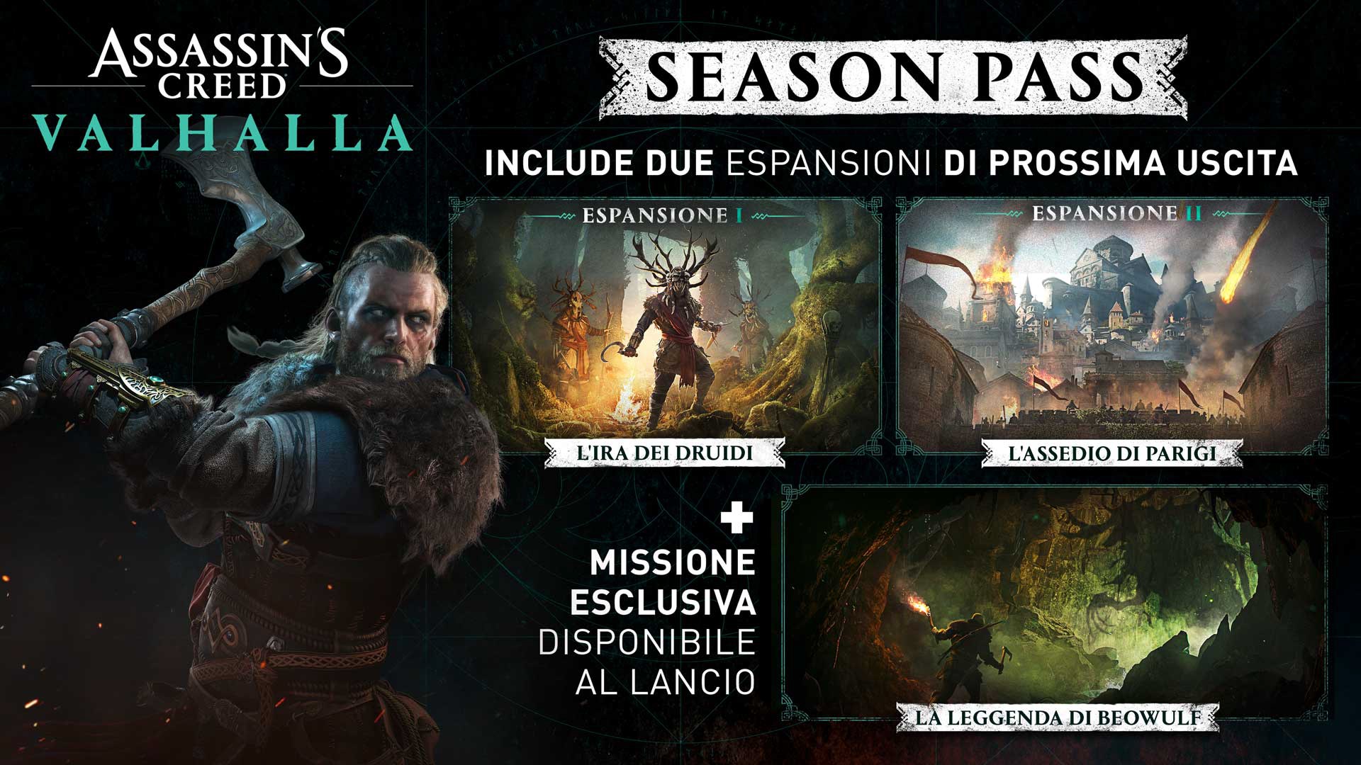 Assassin's Creed® Valhalla Season Pass | Xbox | Chiave | Privato
