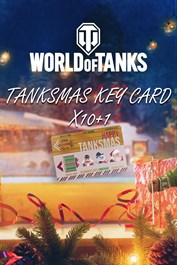 World of Tanks - 10 Tanksmas Key Cards + 1 Bonus!