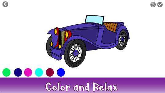 Classic Cars Color By Number: Vehicles Sandbox Coloring screenshot 5