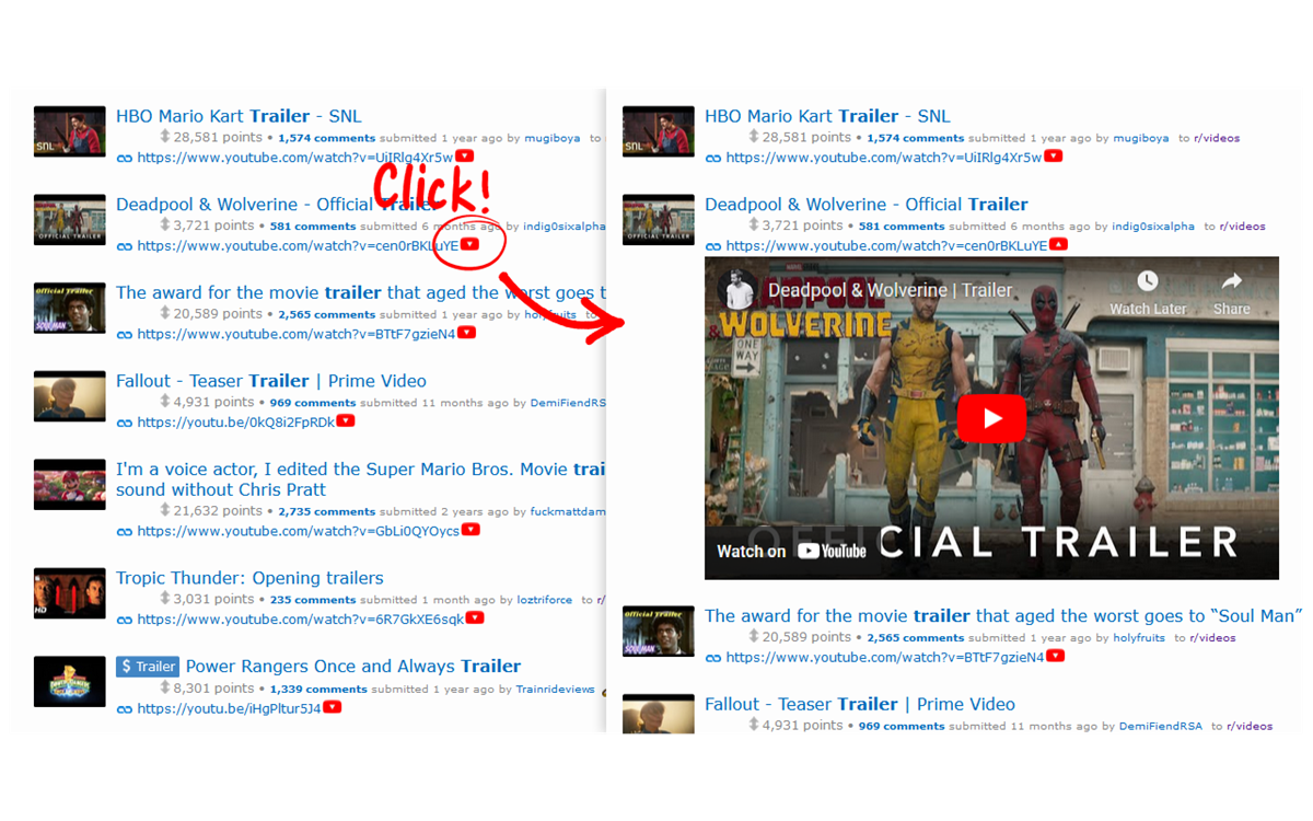 YT Link-Player