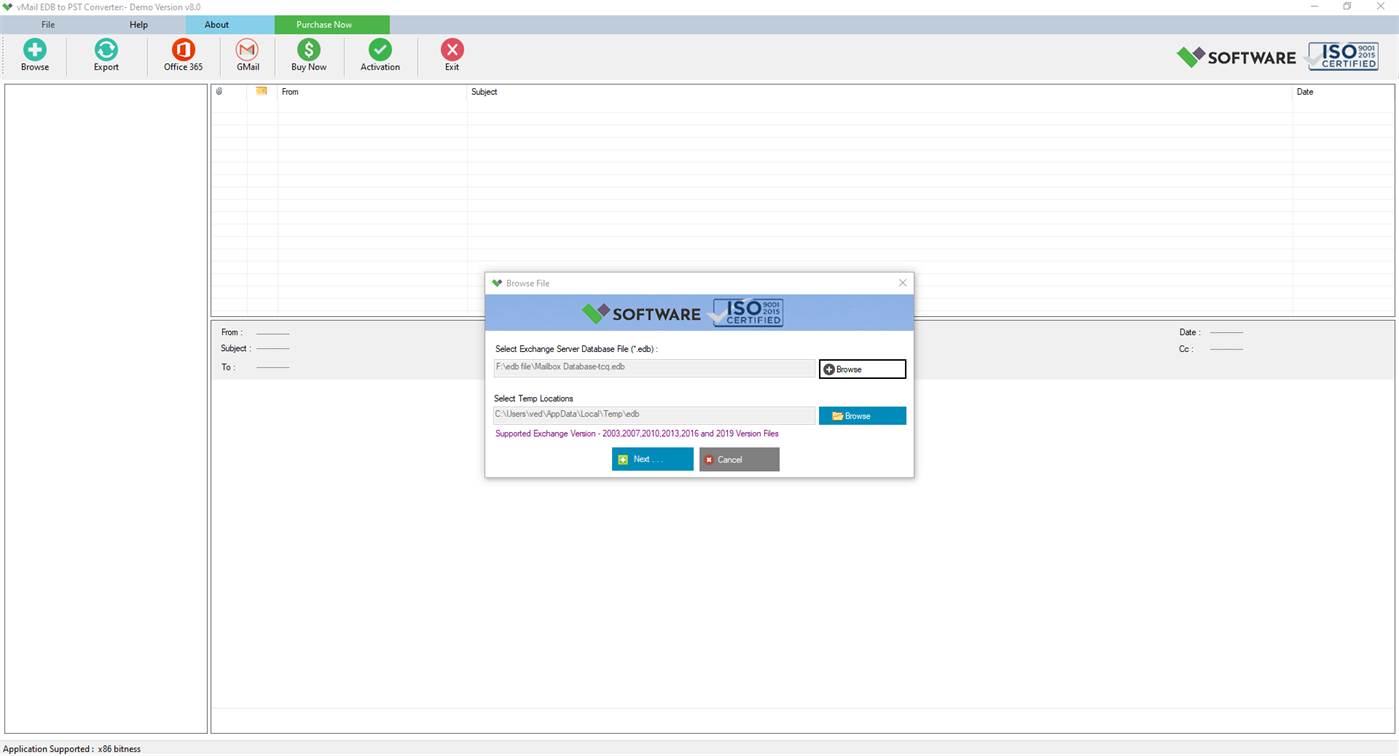#1. vMail EDB to PST Converter (Windows) Με: Ayush Tech Software