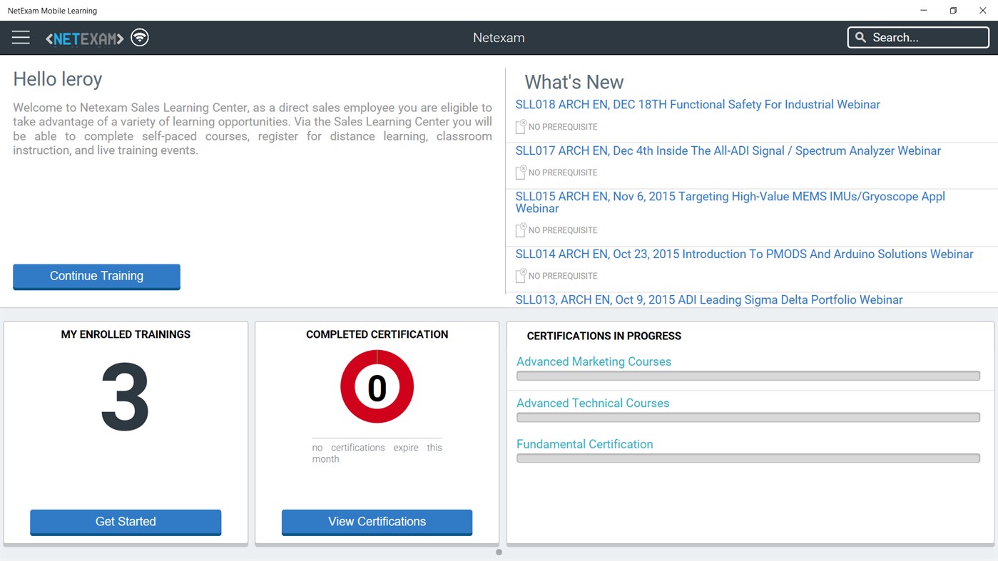 #3. NetExam Mobile Learning (Windows) By: Media Defined