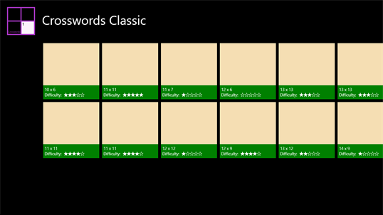 Crosswords Classic by Dynamind Studio screenshot 1