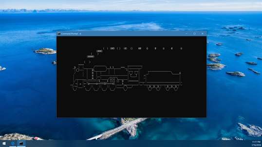 SL CLI for Windows (Steam Locomotive) screenshot 1