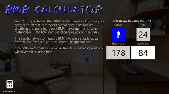RMR Calculator RT screenshot 3