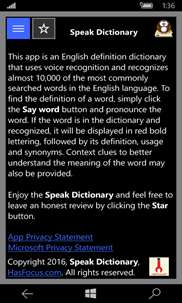 Speak Dictionary screenshot 5