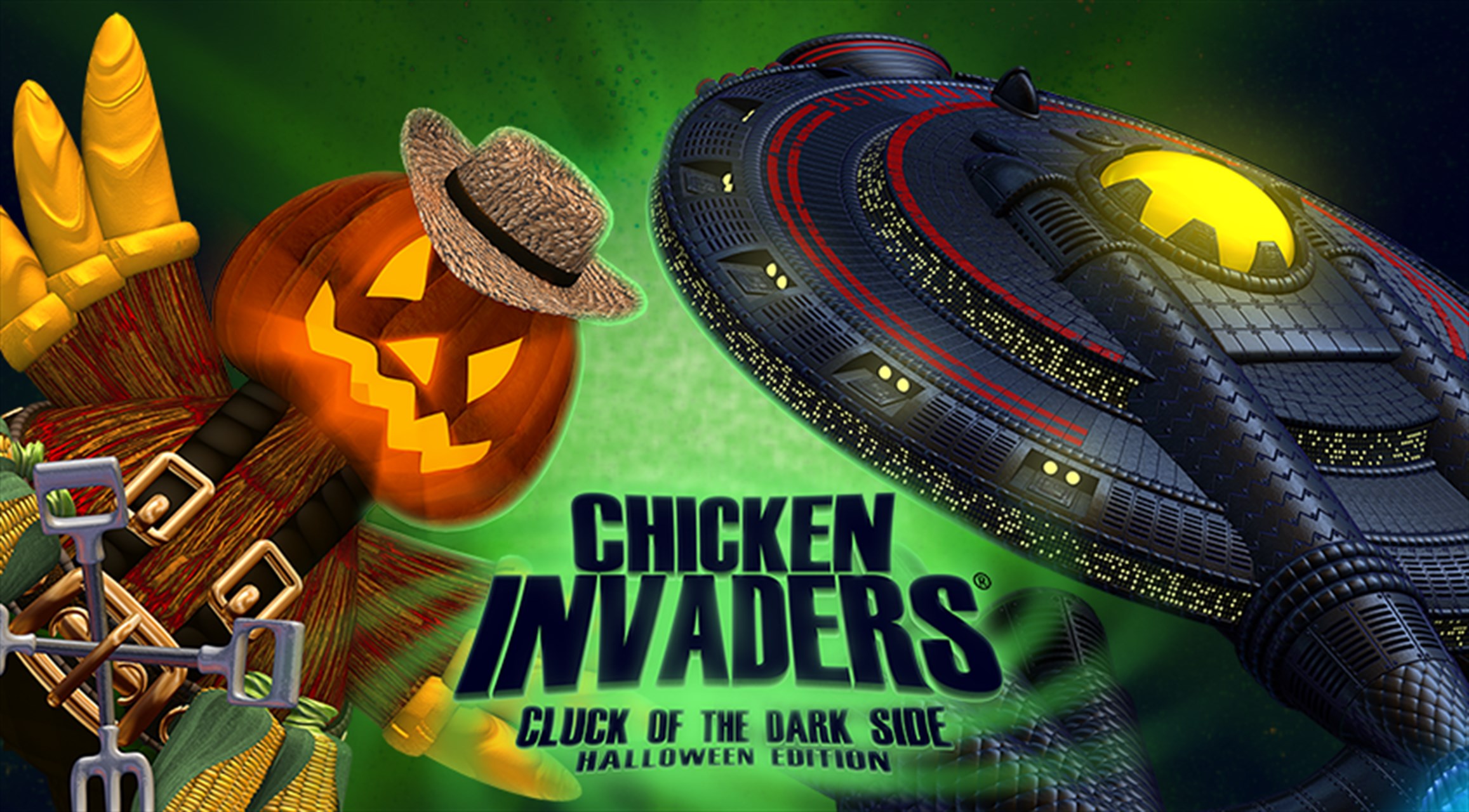 Chicken Invaders 5 Halloween HD - Free download and play on 