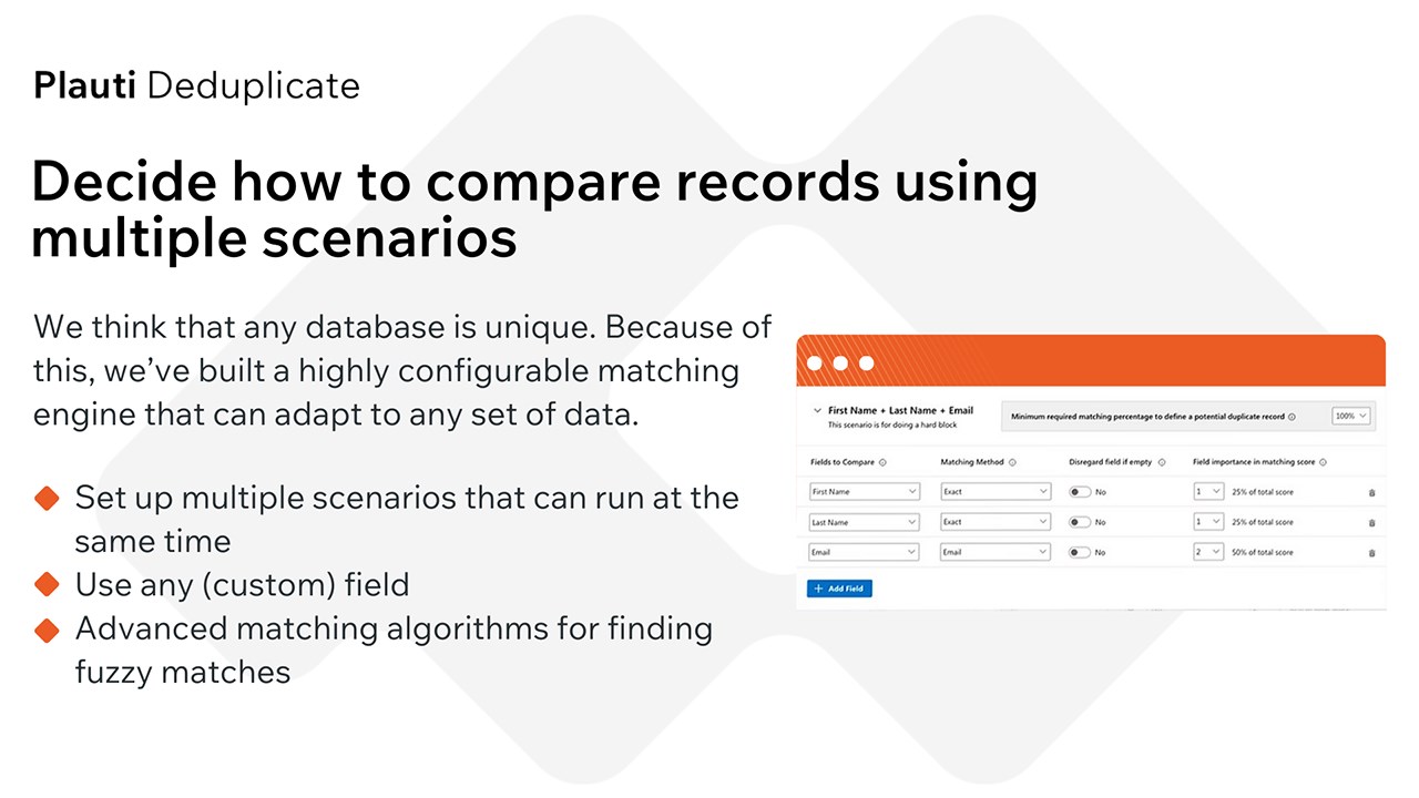 Snapshot 8 of Plauti Deduplicate for Dynamics 365