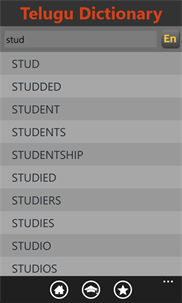 Telugu Dictionary screenshot 2