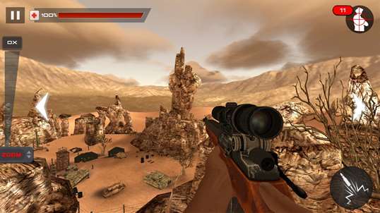 Mountain Sniper Shooting 3D screenshot 6