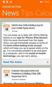 Online Betting screenshot 1