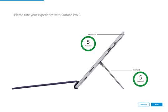 Surface Pro 3 Evaluation Survey - Europe screenshot 4