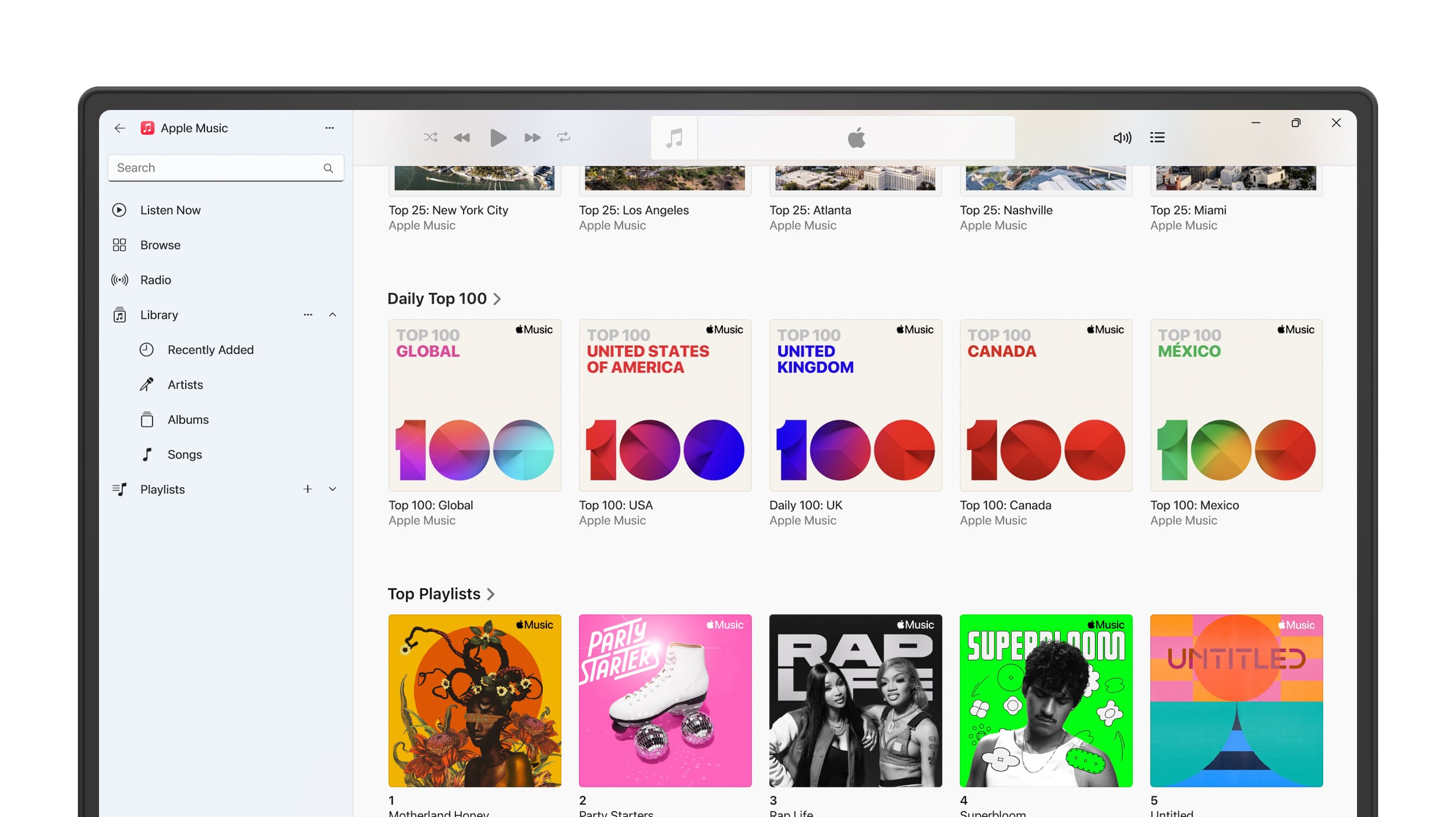 Apple Music Preview Screenshot
