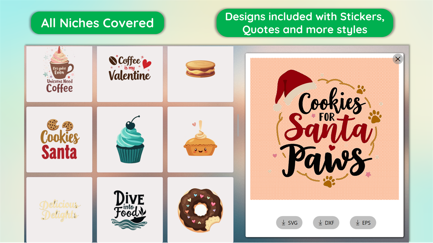 #2. Designs Space PRO : Maker, Explore illustrations (Windows) di: rpsapps